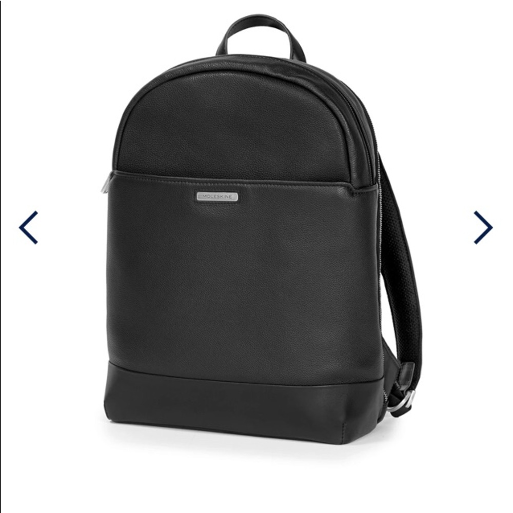 Moleskine Classic Leather Backpack - Black